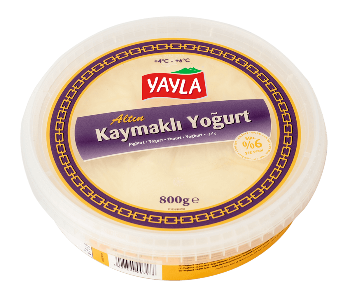 Yayla Kaymakli Yogurt / Joghurt mit Schichtrahm 800g