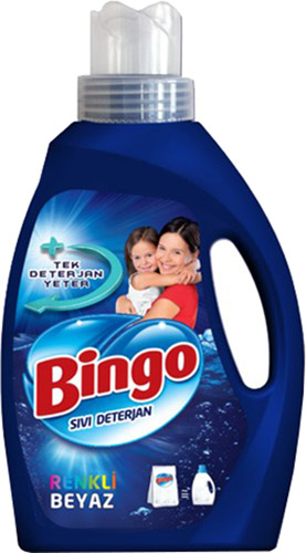 Bingo Renkli Beyaz 2145ml Sıvı Deterjan