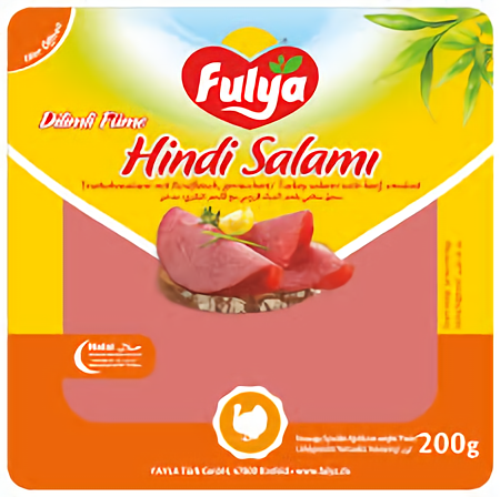 Fulya Dilimli Hindi Salami / Truthansalami mit Rindfleisch geräuchert 150g