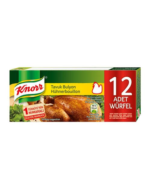 Knorr Hühnerbouillon/ Tavuk Bulyon 12Stk. 120g