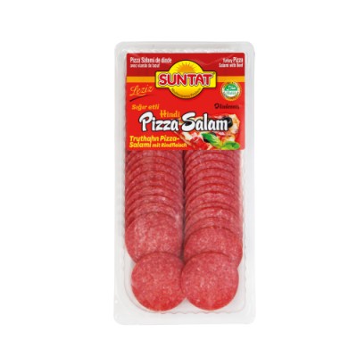 Suntat Pizza Hindi Salam / Truthahn Pizza-Salami m. Rindfl.500gr