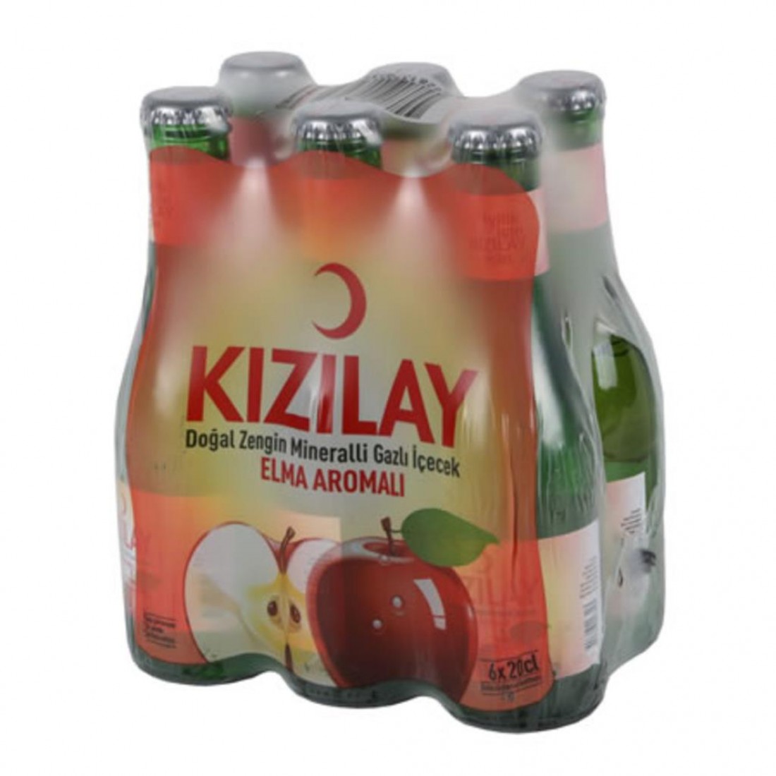 Kizilay elma aromali 6`li soda