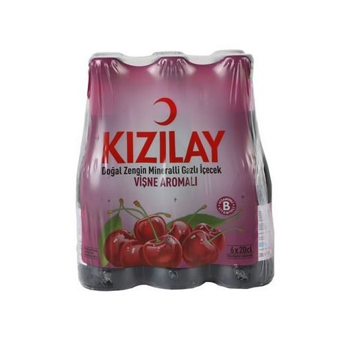 Kizilay visne aromali 6`li soda
